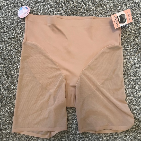 Shapermint Essentials Mesh Shaper Short in Beige - Picture 2 of 5